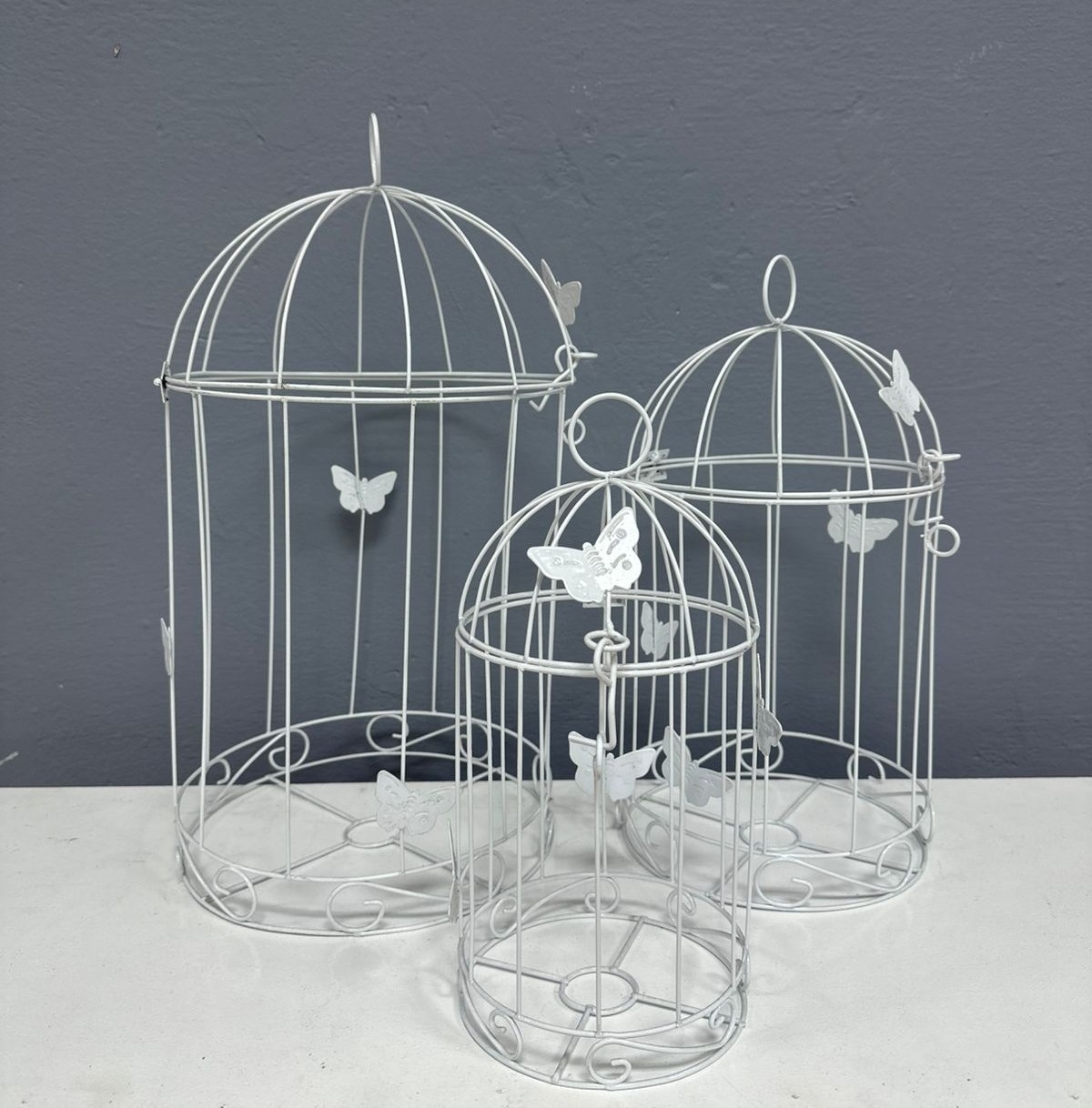 Trio de Gaiolas - Festa e Arte Decorações