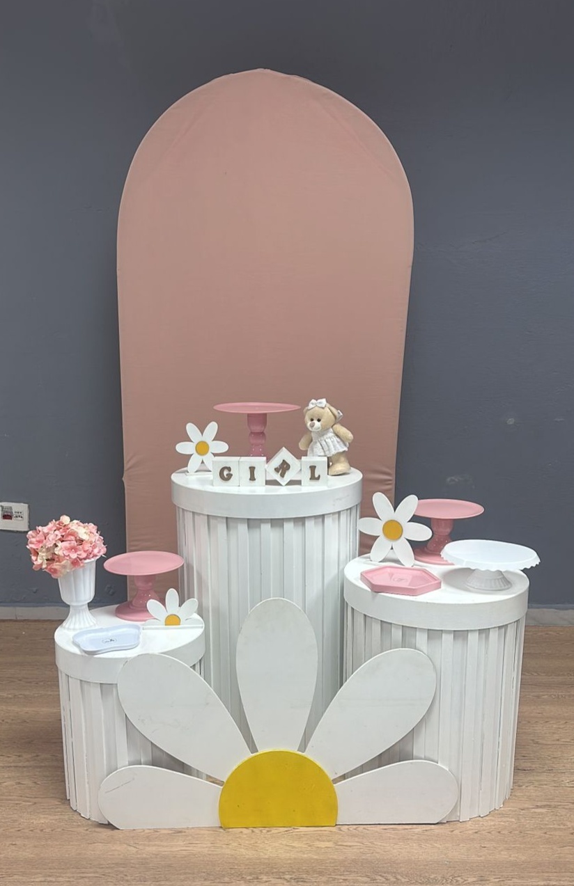 Chá de Bebe - Margaridas  - Festa e Arte Decorações