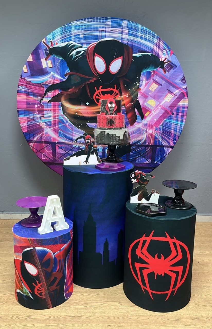 Homem Aranha - Miles Morales Ii - Festa e Arte Decorações