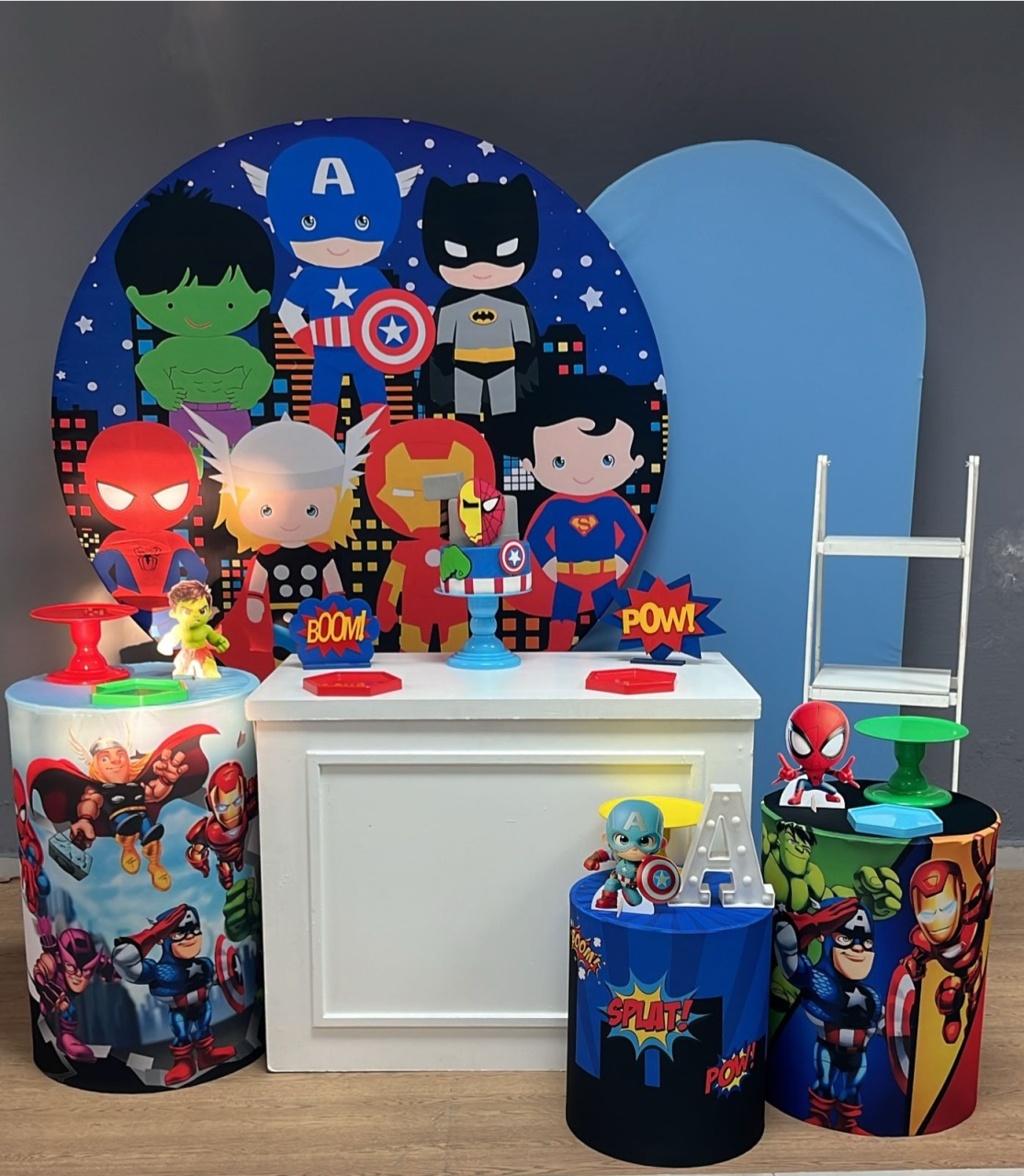Vingadores - Heróis Baby - Ouro - Festa e Arte Decorações