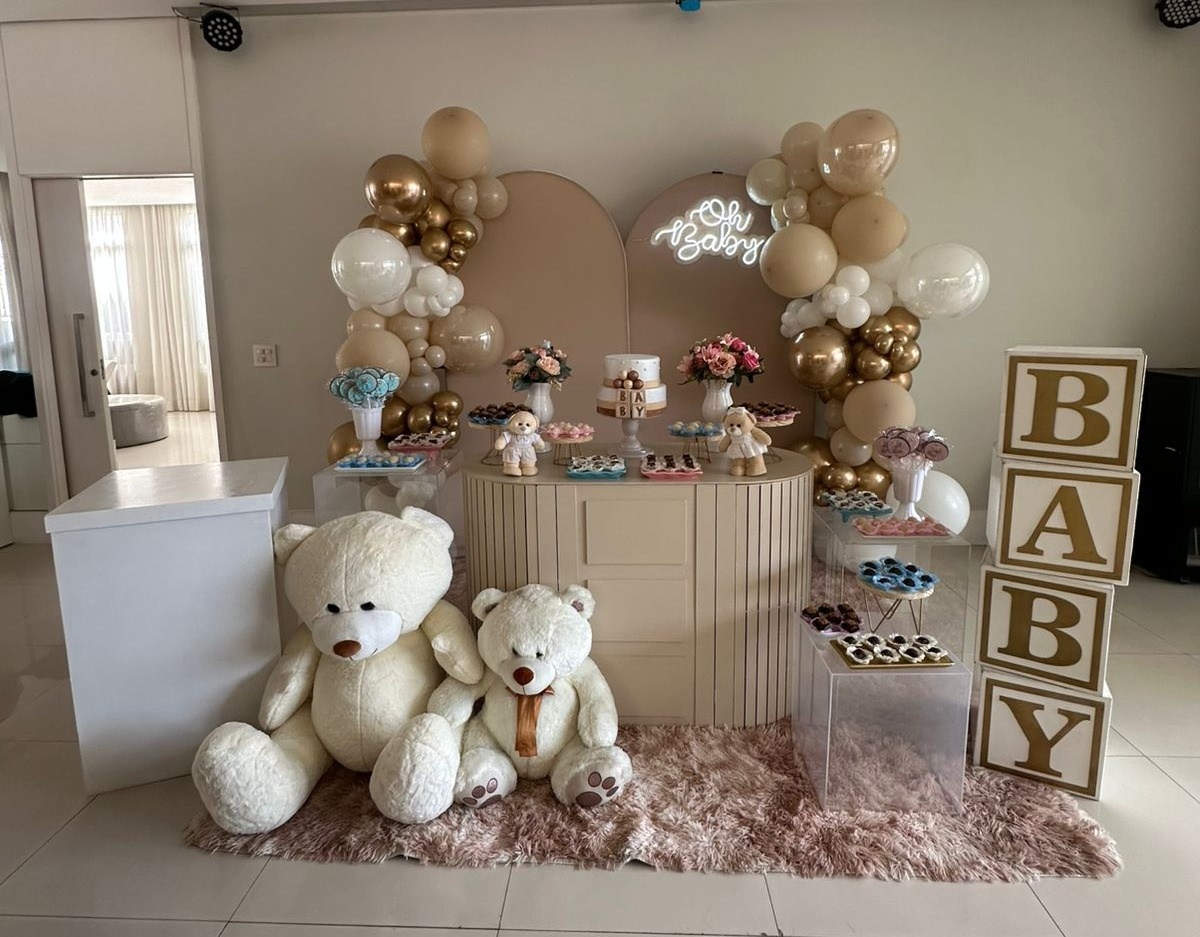 Chá Revelação - Luxo  - Festa e Arte Decorações