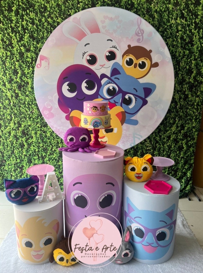 Bolofofos - Rosa - Festa e Arte Decorações
