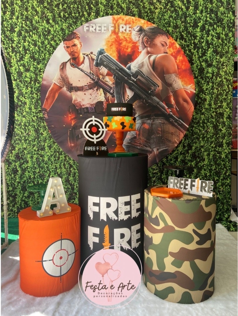 Free Fire - Festa e Arte Decorações