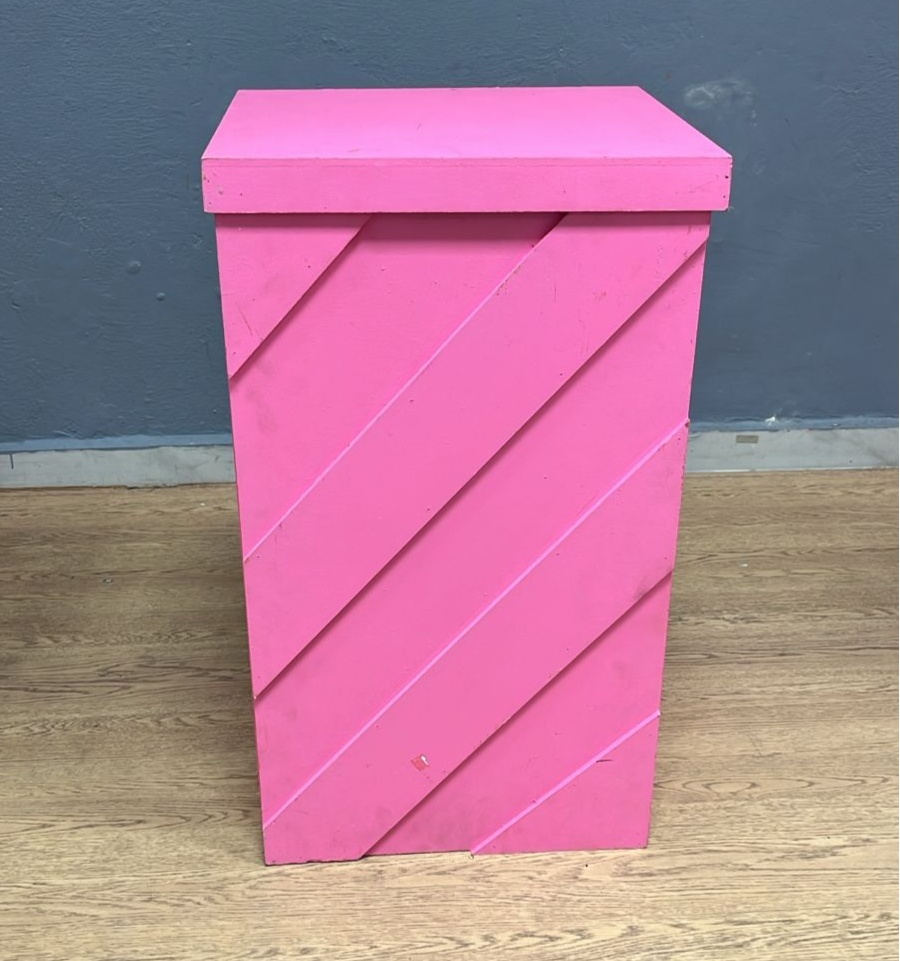 Cubo M - Rosa Chiclete - Festa e Arte Decorações