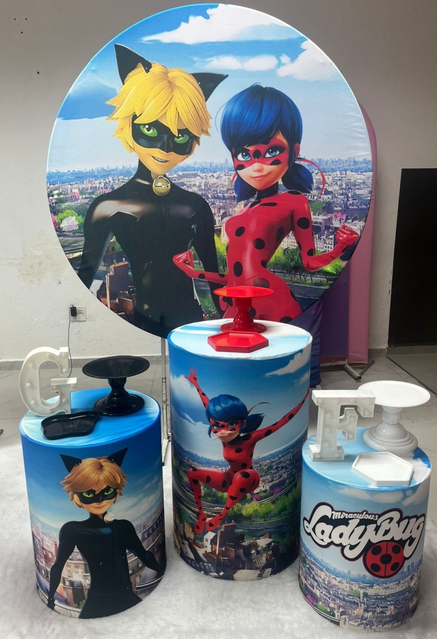 Lady Bug - Miraculous  - Festa e Arte Decorações
