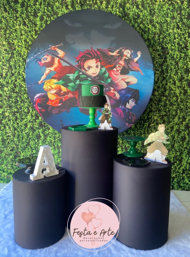 Demon Slayer - Tanjiro - Festa e Arte Decorações