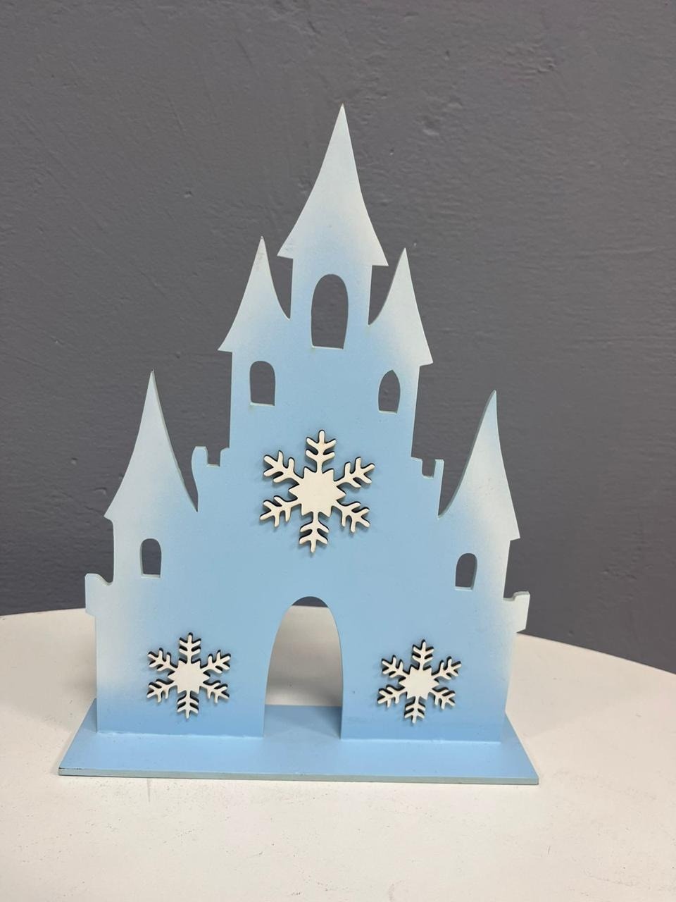 Display 3D - Castelo Frozen - Festa e Arte Decorações