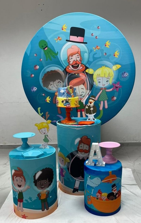Mundo Bita Fundo Do Mar - Festa e Arte Decorações