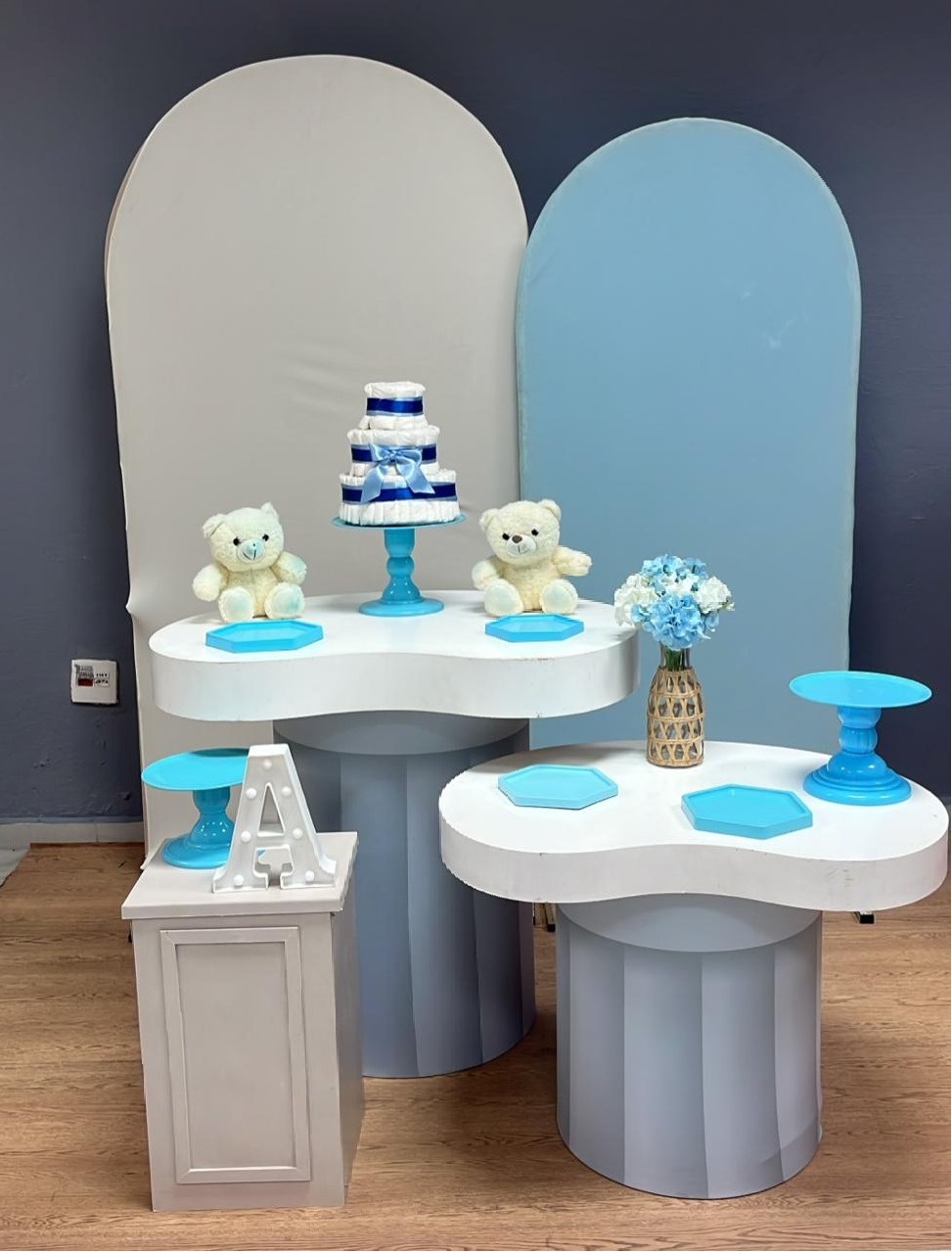 Chá de Bebe Azul (Urso) - Encanto - Festa e Arte Decorações
