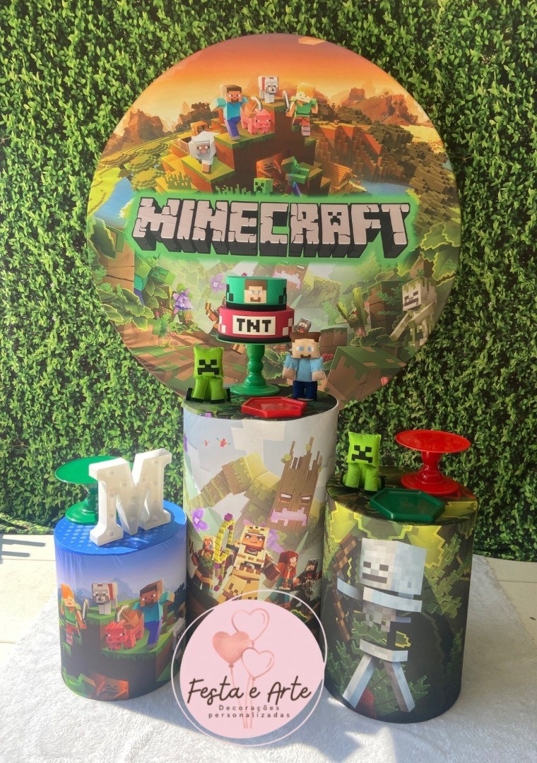 Minecrafat - Festa e Arte Decorações