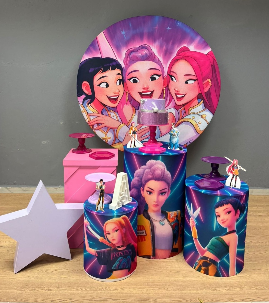 Guerreiras Do K-Pop Ll - Prata  - Festa e Arte Decorações