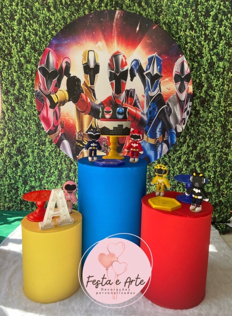 Power Rangers - Festa e Arte Decorações
