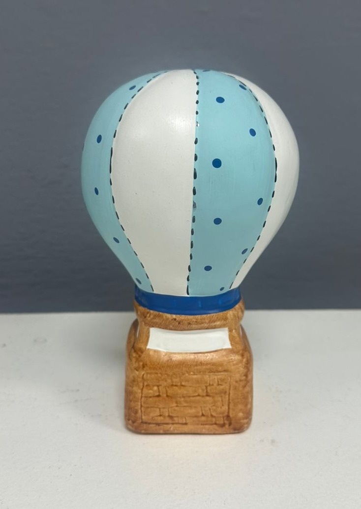 Balão Com Cesto - Cerâmica - Festa e Arte Decorações