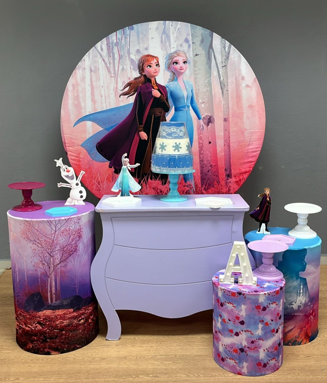 Frozen - Adulta 2 - Prata - Festa e Arte Decorações