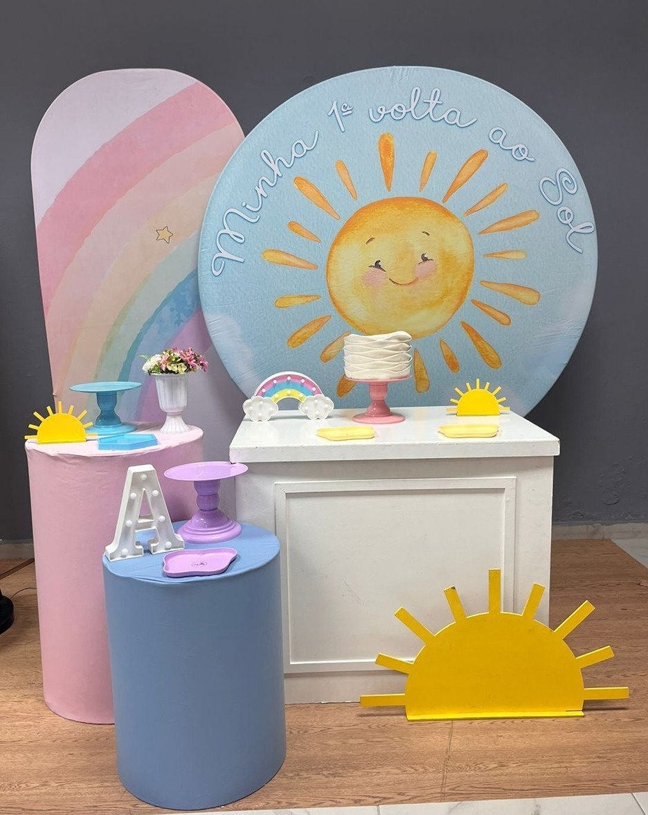 Minha Primeira Volta Ao Sol  - Festa e Arte Decorações