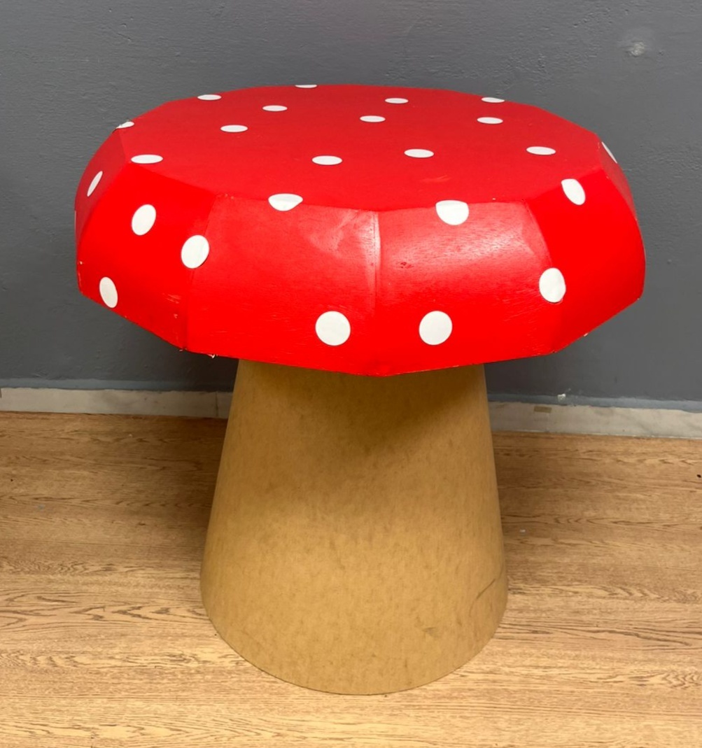 Mesa Cogumelo G - Vermelha - Festa e Arte Decorações
