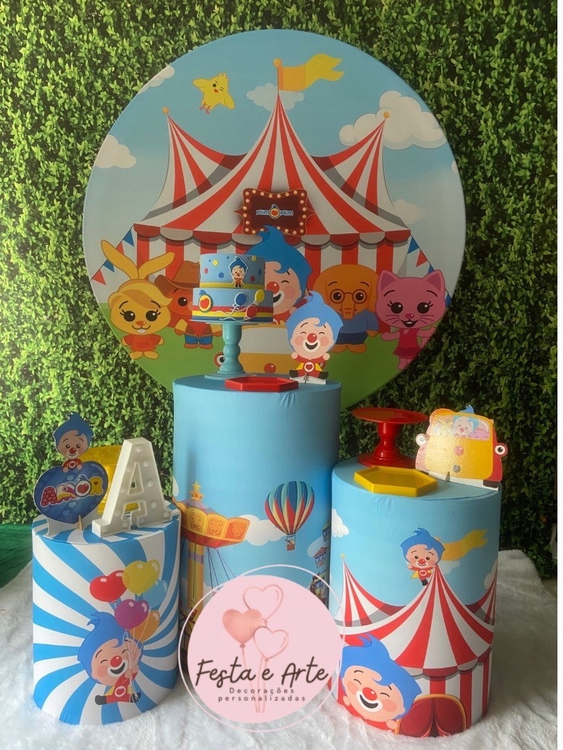 Heróis Do Coração - Plahaço Plimplim - Festa e Arte Decorações