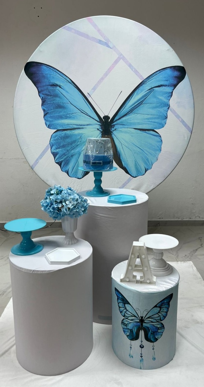 Borboleta - Azul - Festa e Arte Decorações