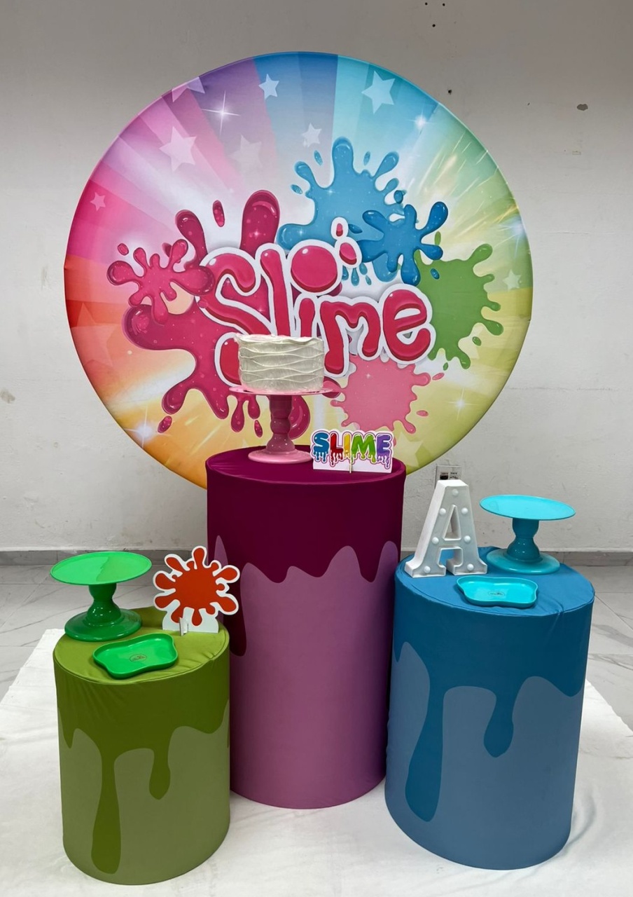 Slime  - Festa e Arte Decorações