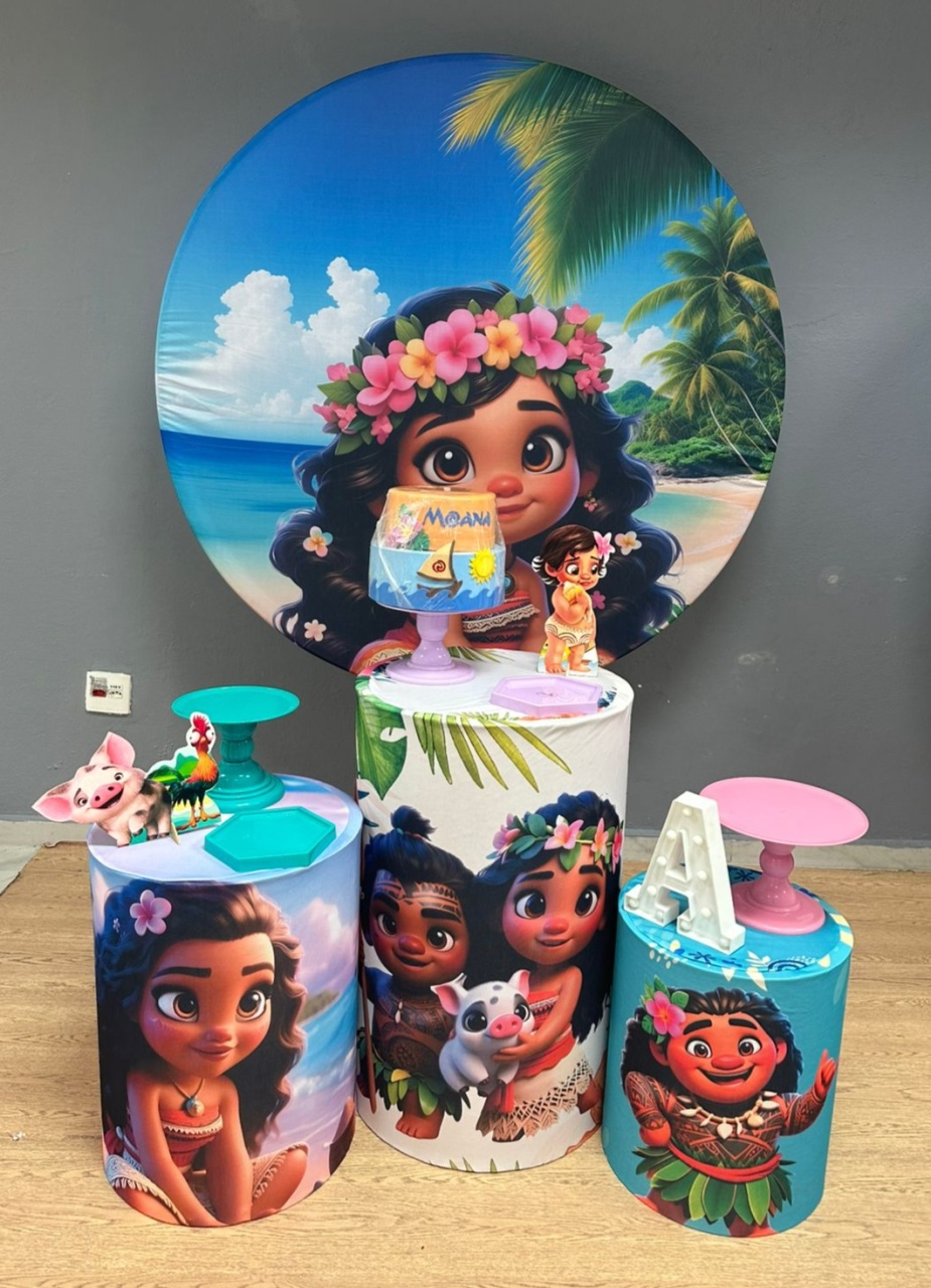 Moana Cute - Festa e Arte Decorações
