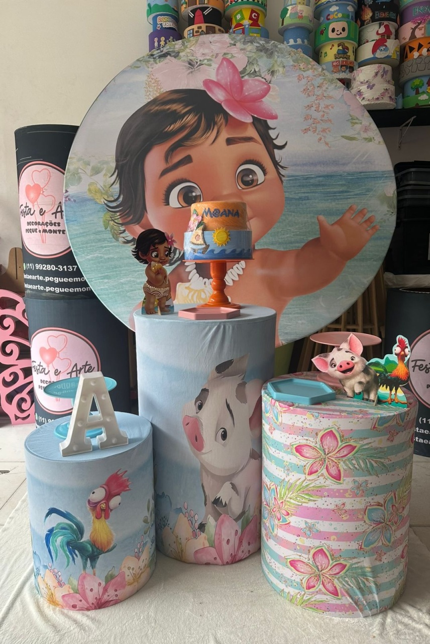 Moana Baby - Festa e Arte Decorações