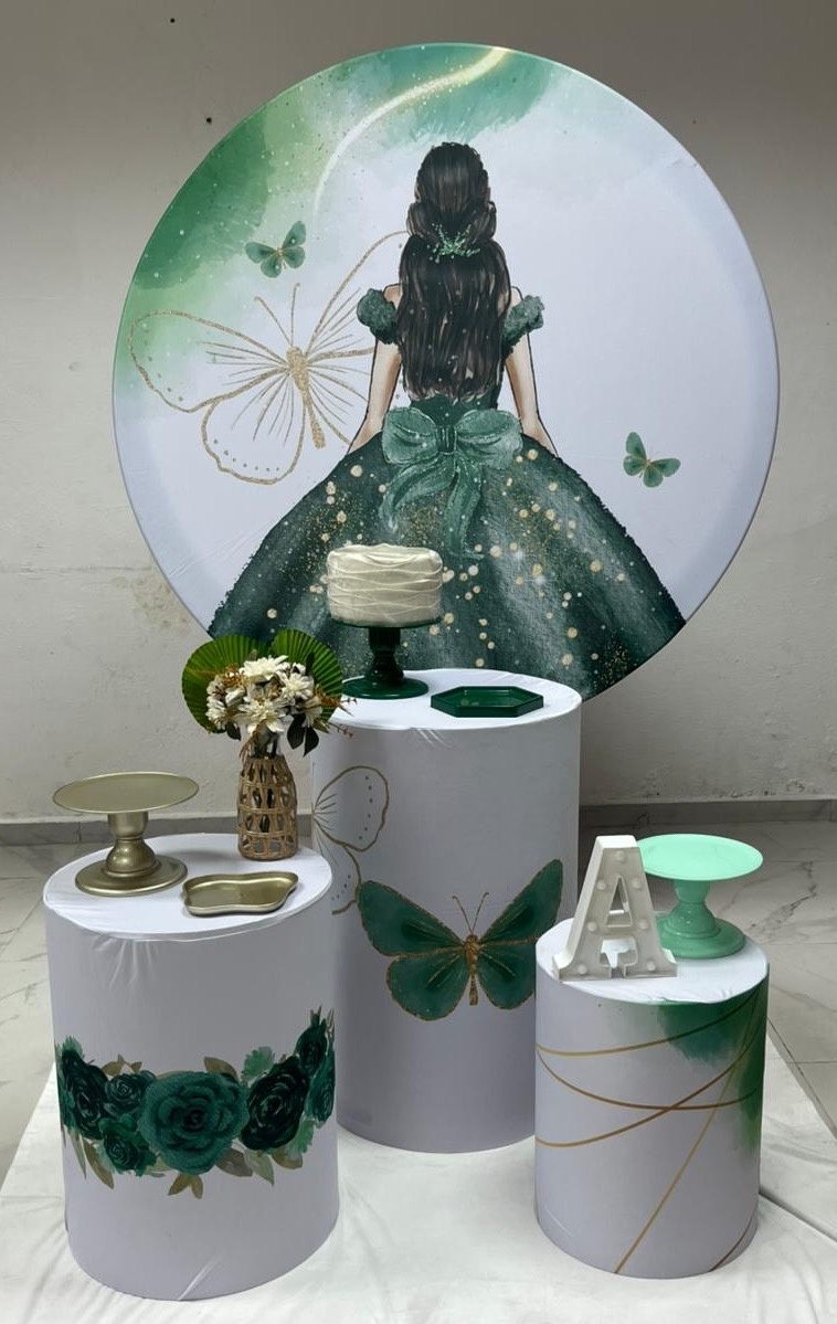Debutante Verde - Festa e Arte Decorações