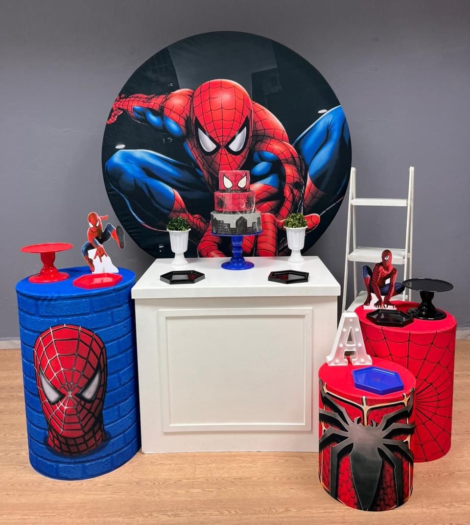 Homem Aranha 2 - Prata  - Festa e Arte Decorações