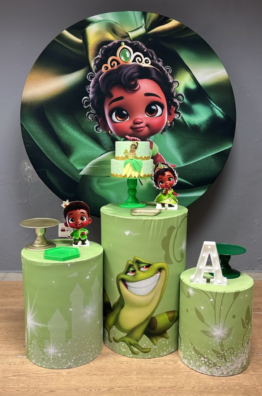 A Princesa E O Sapo Baby - Festa e Arte Decorações