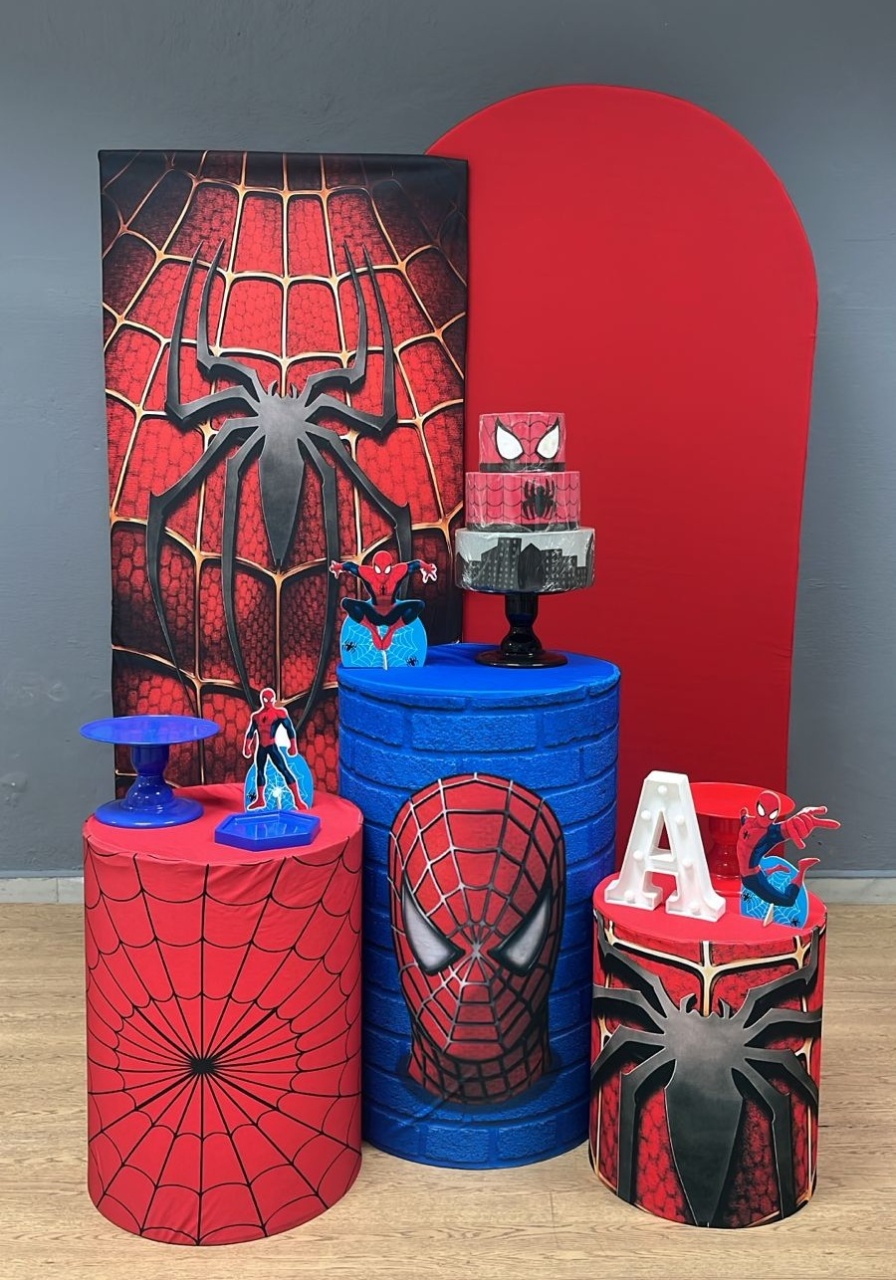 Homem Aranha - Bronze - Festa e Arte Decorações