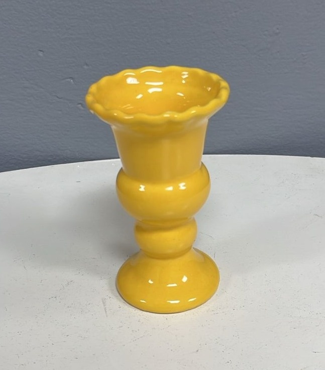 Vaso Cerâmica (Mini) - Amarelo - Festa e Arte Decorações