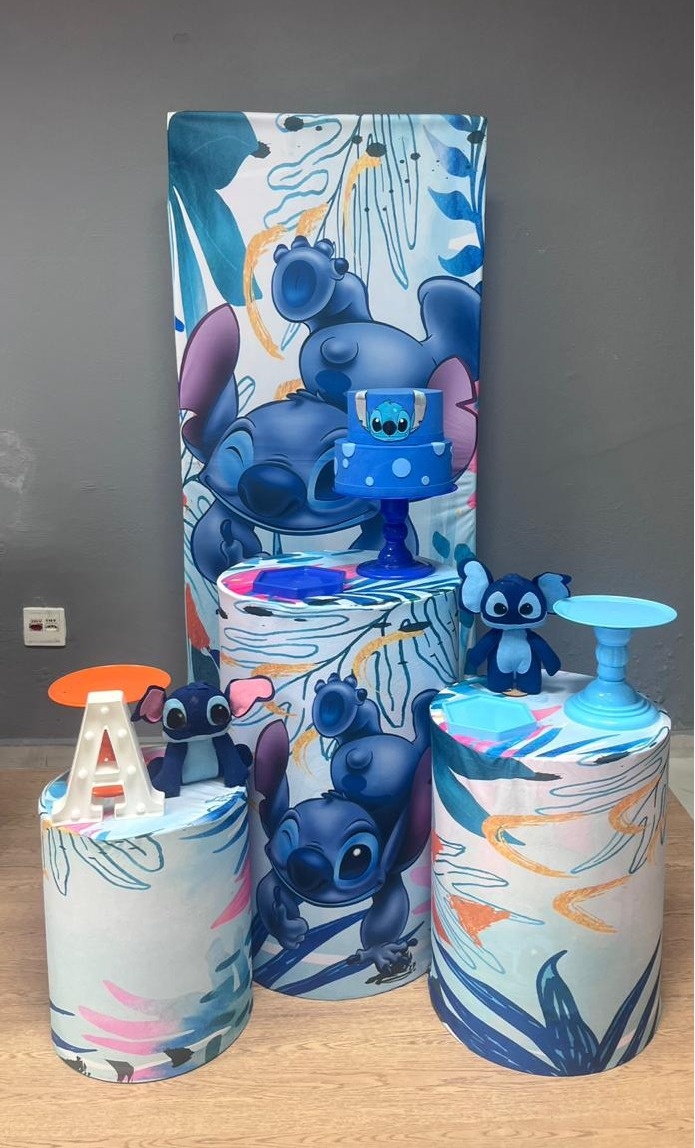 Stitch Tropical - Bronze  - Festa e Arte Decorações