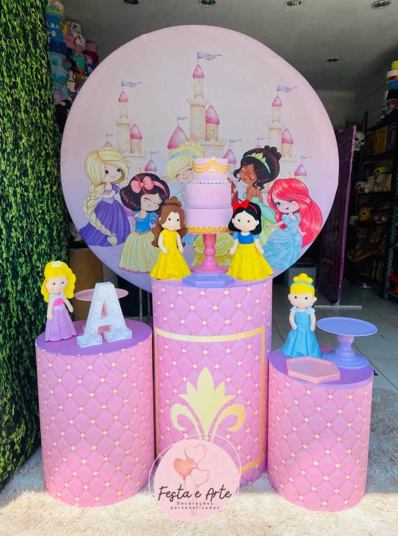 Princesas Cute - Festa e Arte Decorações