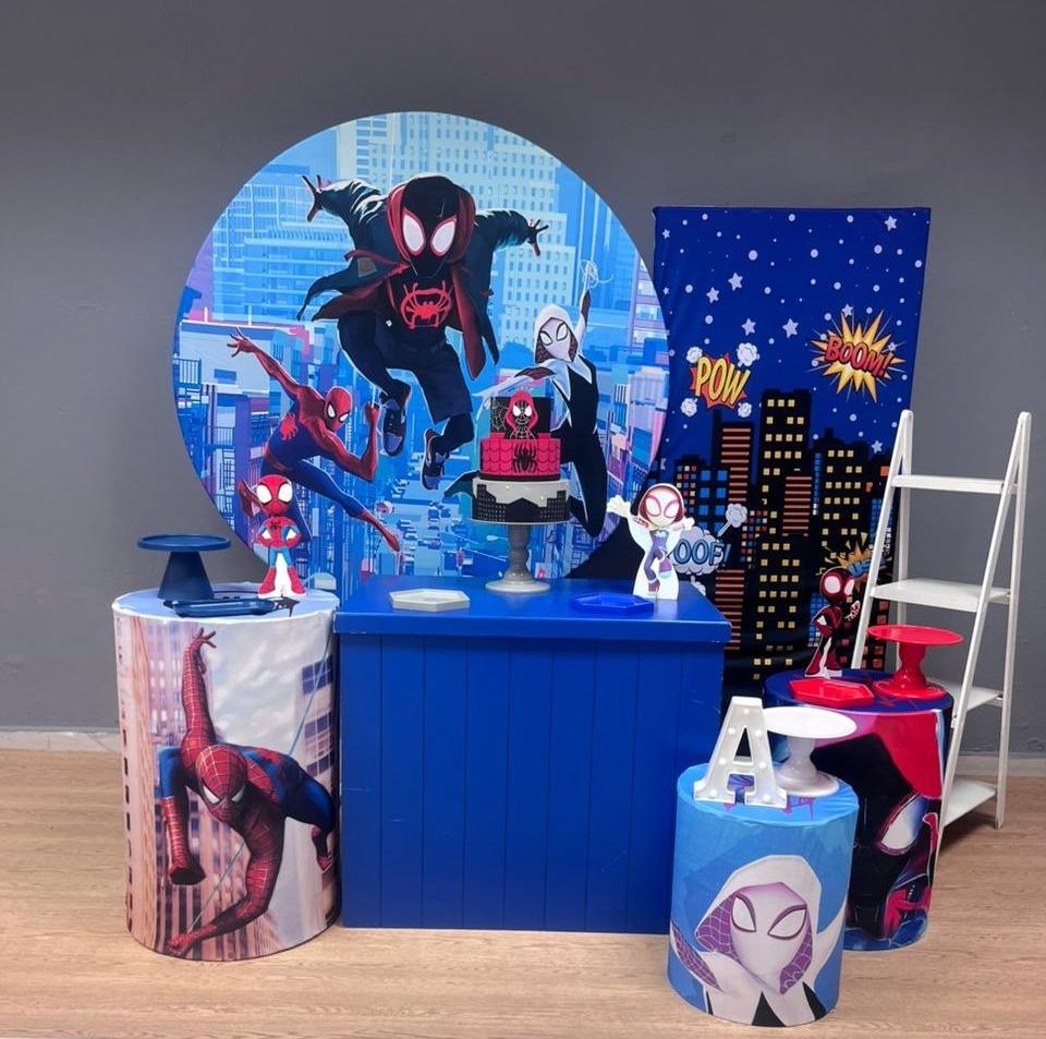 Aranha Fantasma - Spidey - Ouro - Festa e Arte Decorações