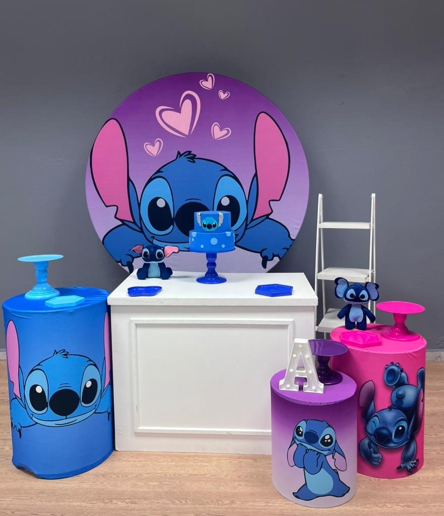 Stitch - Prata  - Festa e Arte Decorações
