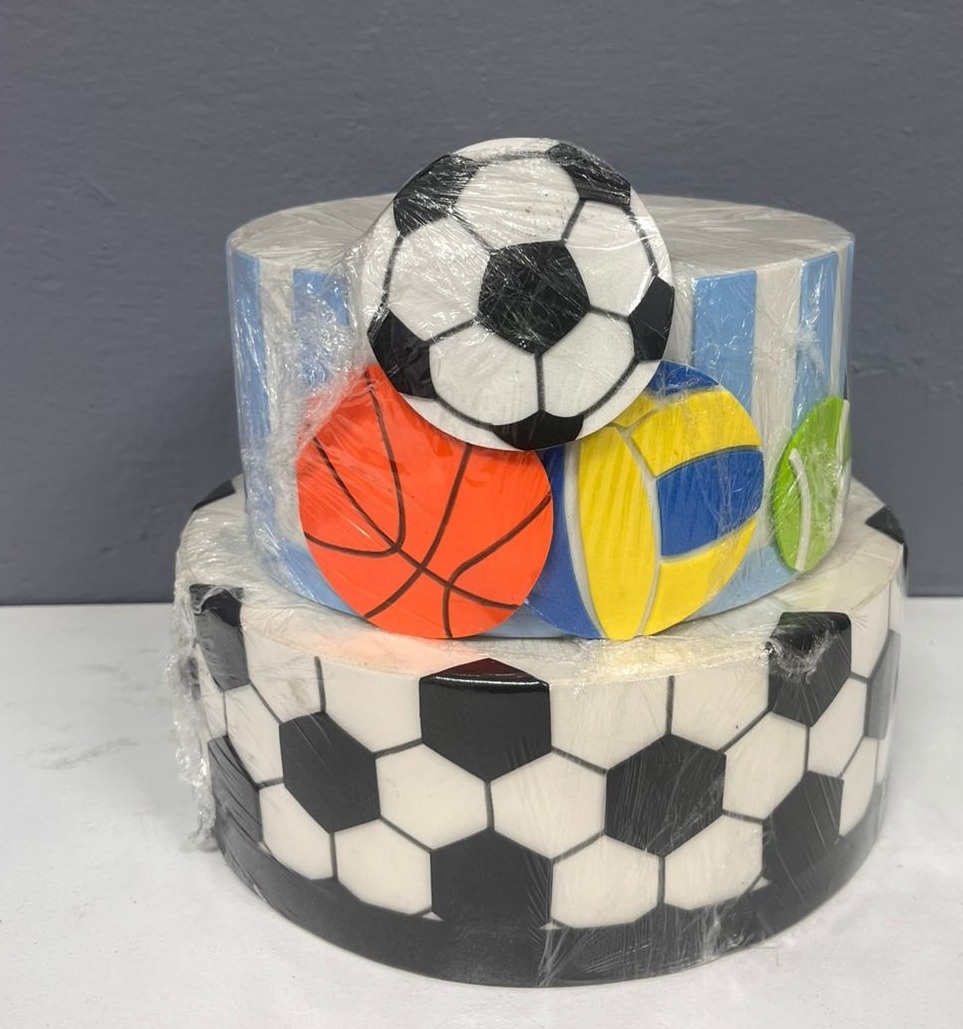 Bolo Fake - Bolas (Esportes) - Festa e Arte Decorações