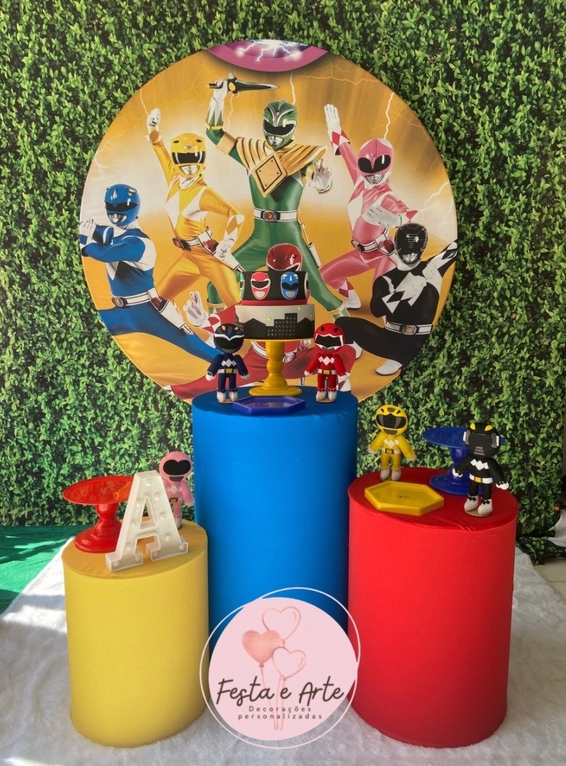 Power Rangers Ll - Festa e Arte Decorações