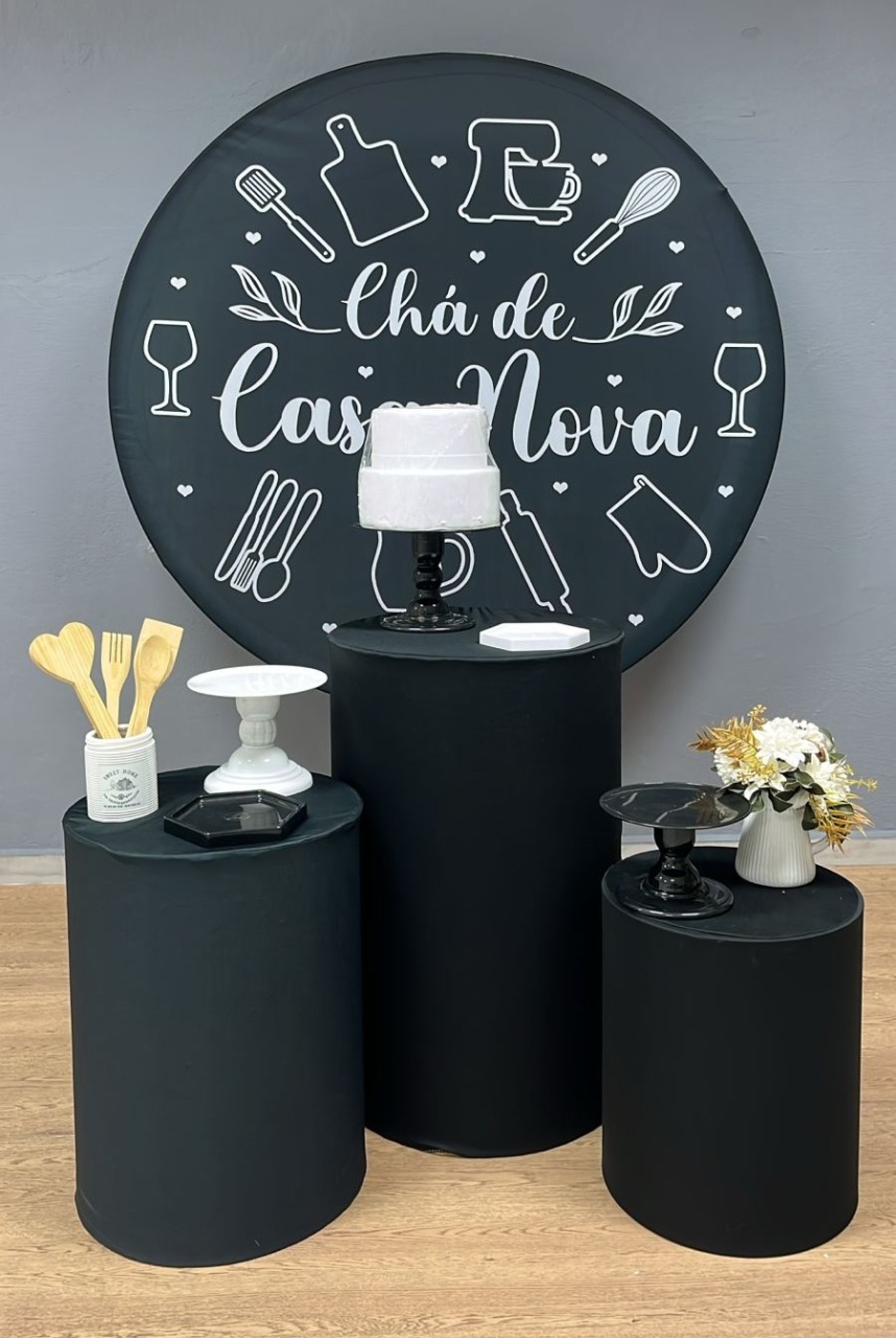 Chá de Casa Nova - Preto E Branco - Festa e Arte Decorações