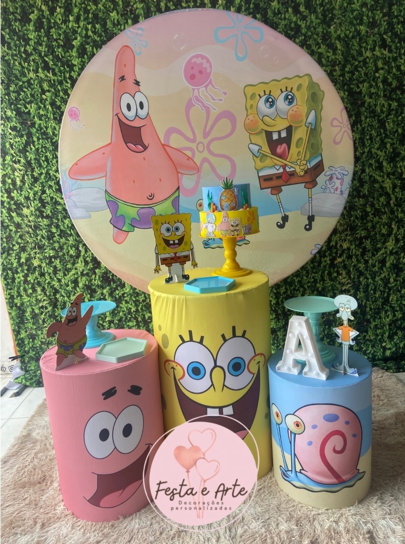 Bob Esponja  - Festa e Arte Decorações
