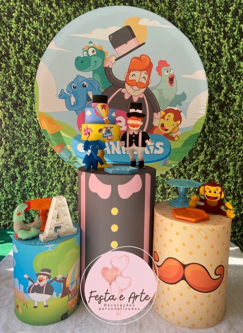 Mundo Bita E Os Animais - Festa e Arte Decorações