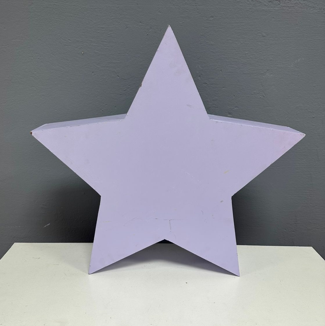 Estrela Mdf - Lilás - Festa e Arte Decorações