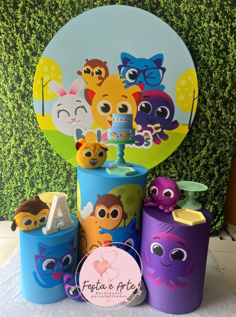 Bolofofos - Azul - Festa e Arte Decorações