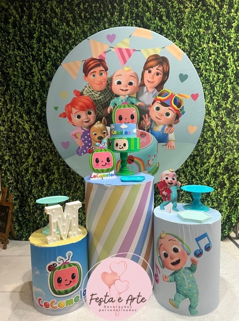 Cocomelon - Festa e Arte Decorações