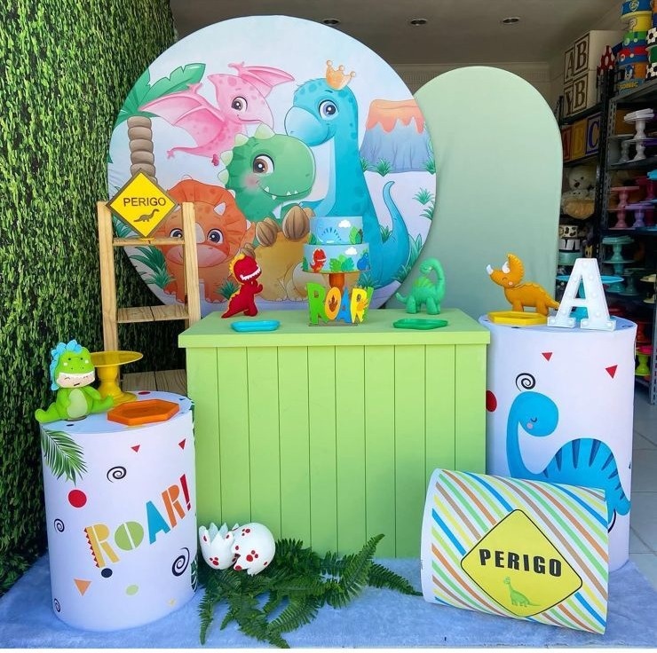 Dino Baby - Ouro - Festa e Arte Decorações