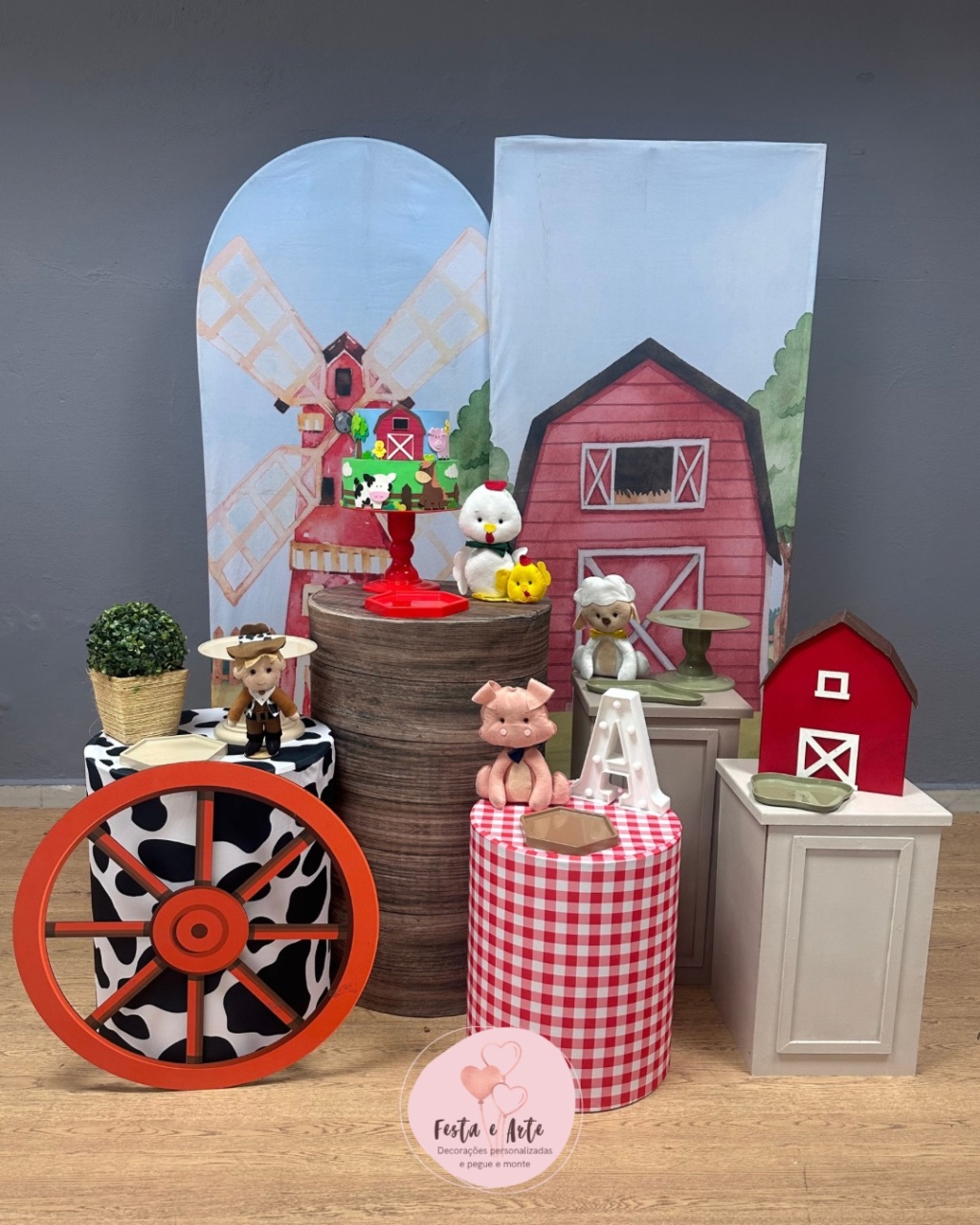 Fazendinha - Encanto  - Festa e Arte Decorações