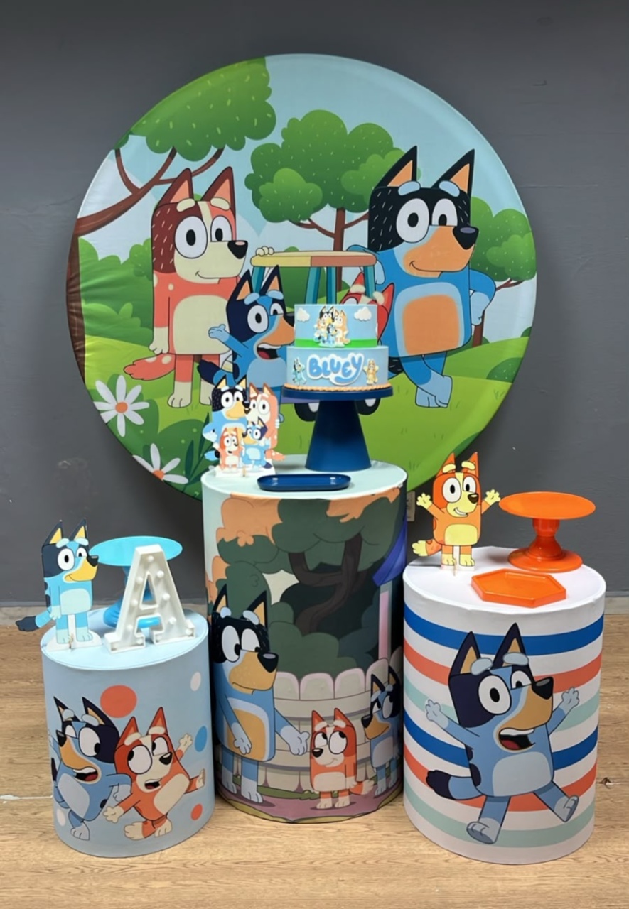 Bluey E Bingo 2 - Festa e Arte Decorações