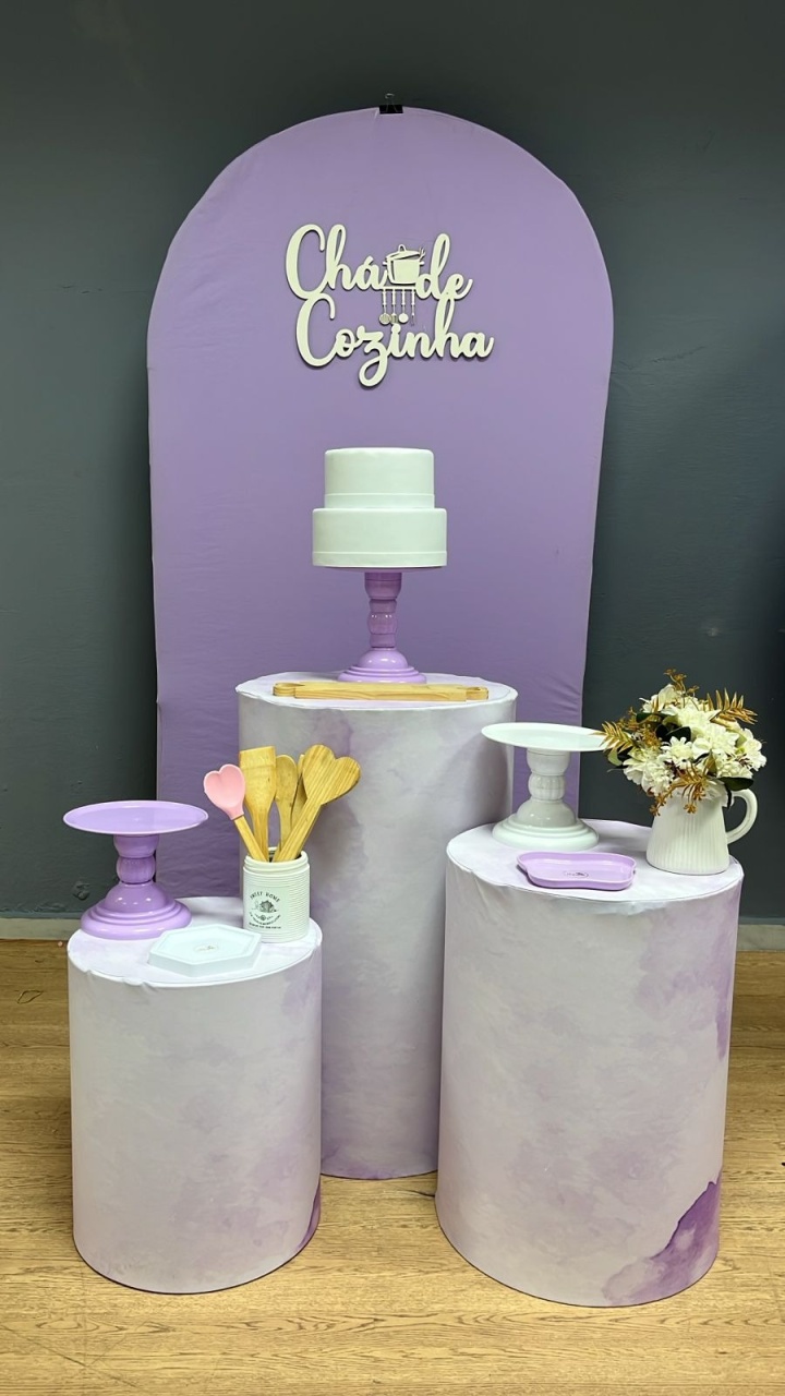 Chá de Cozinha - Lilás  - Festa e Arte Decorações