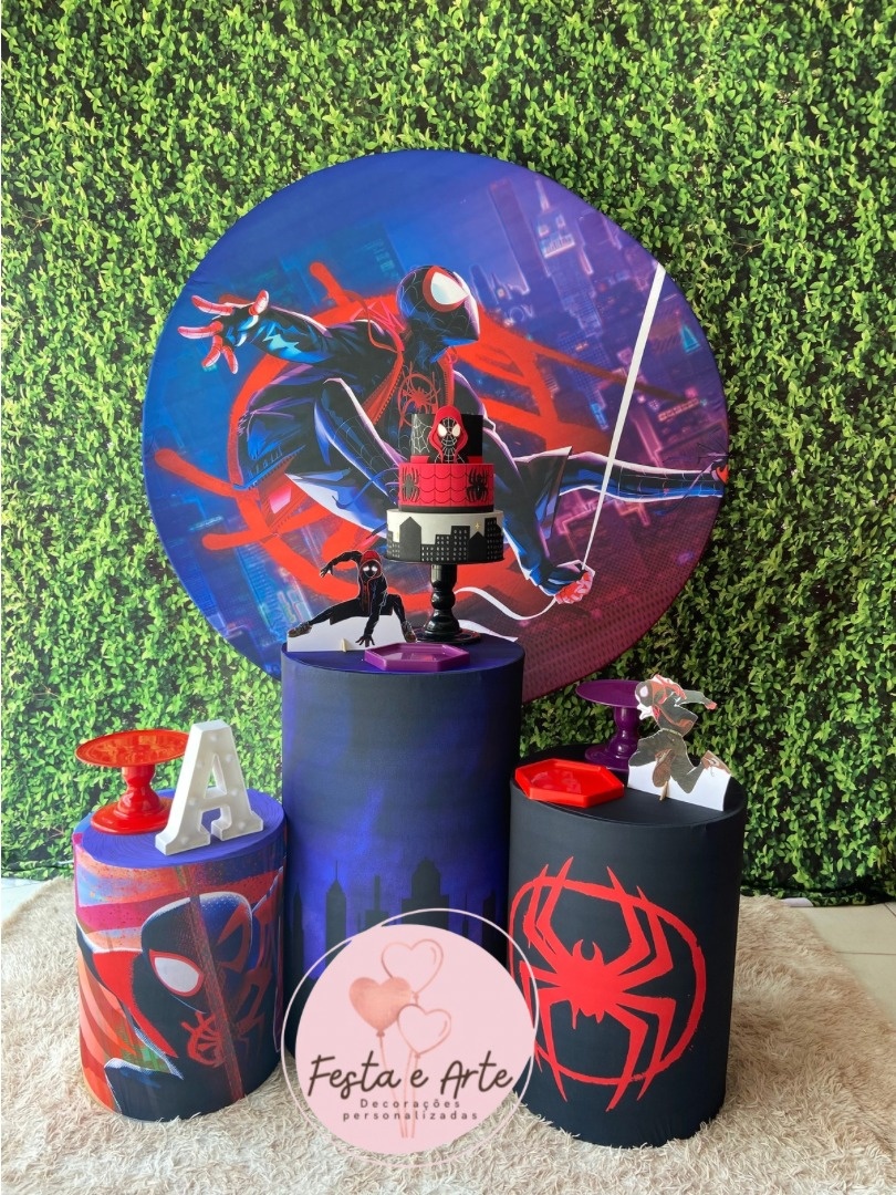 Homem Aranha - Miles Morales - Festa e Arte Decorações