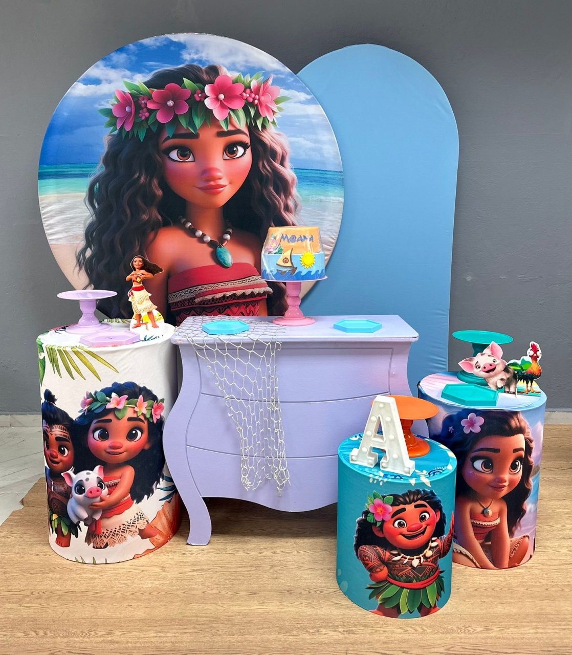 Moana - Ouro 1 - Festa e Arte Decorações