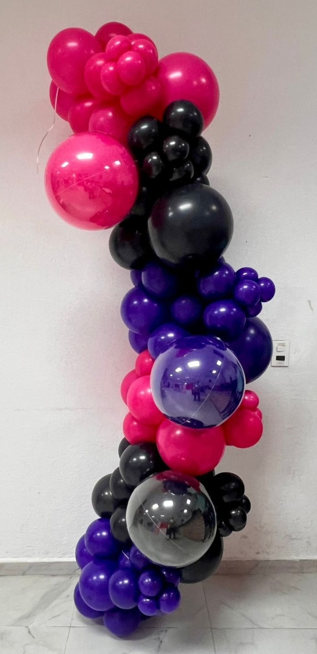 Arco de Balões - Orgânico (2Metros) - Festa e Arte Decorações