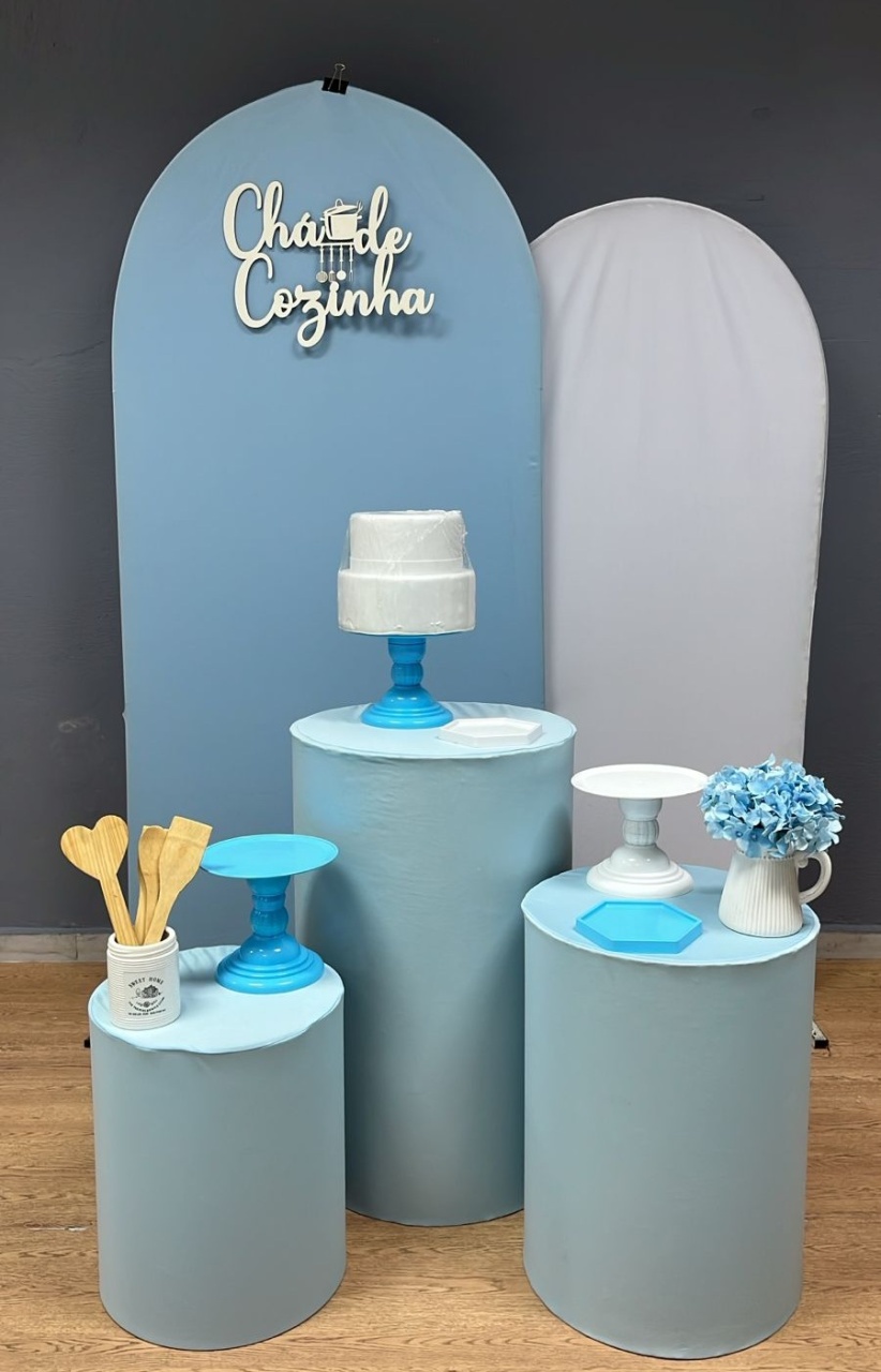 Chá de Cozinha - Azul E Branco - Festa e Arte Decorações
